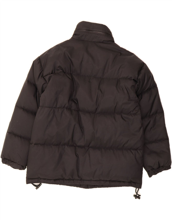 VINTAGE Boys Padded Jacket 15-16 Years Black Polyamide Vintage Vintage and Second-Hand Vintage from Messina Hembry 