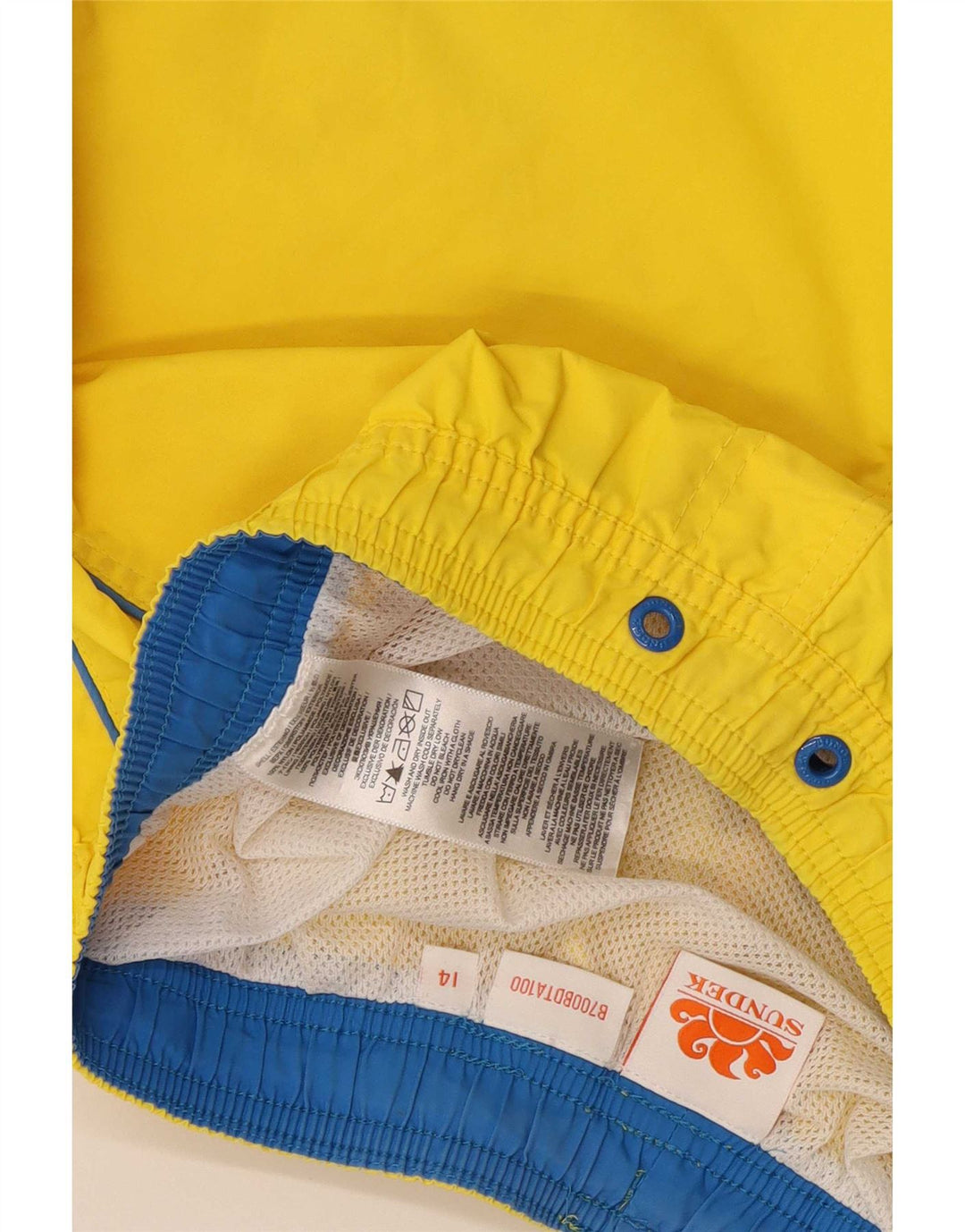 Sundek Pantaloni scurti de baie pentru baieti 13-14 ani poliester galben