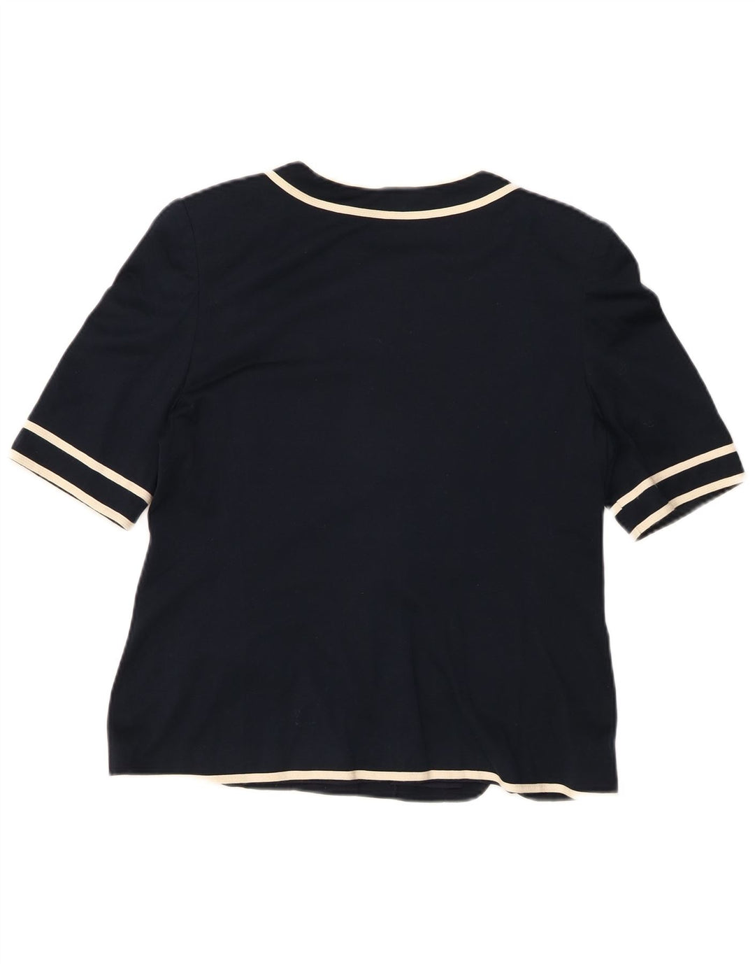 LUISA SPAGNOLI Jachetă cu mânecă scurtă pentru femei IT 44 Medium Bleumarin