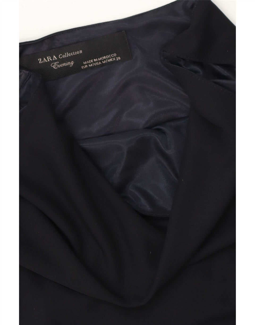 Rochie teacă fără mâneci pentru femei Zara UK 14 Medium Bleumarin