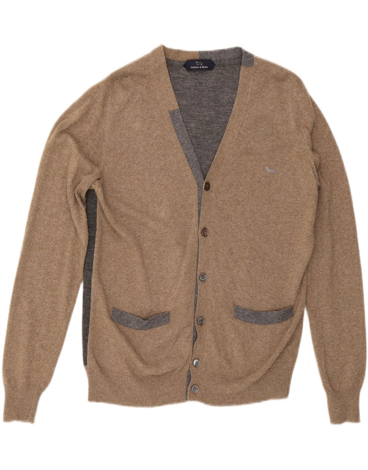 Pulover cardigan pentru femei HARMONT & BLAINE UK 10 Mic maro Colorblock