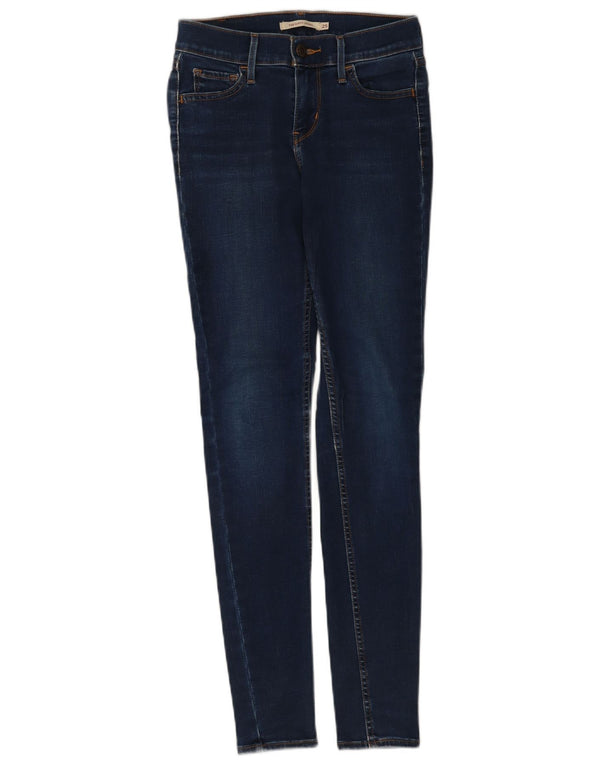 Blugi Levi's 710 Super Skinny pentru femei W25 L30 Bumbac albastru