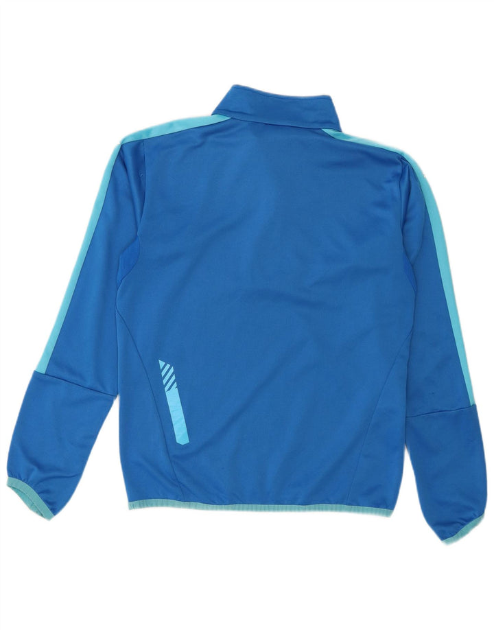 Top de trening Puma pentru bărbați, cu fermoar și gât, din poliester color block