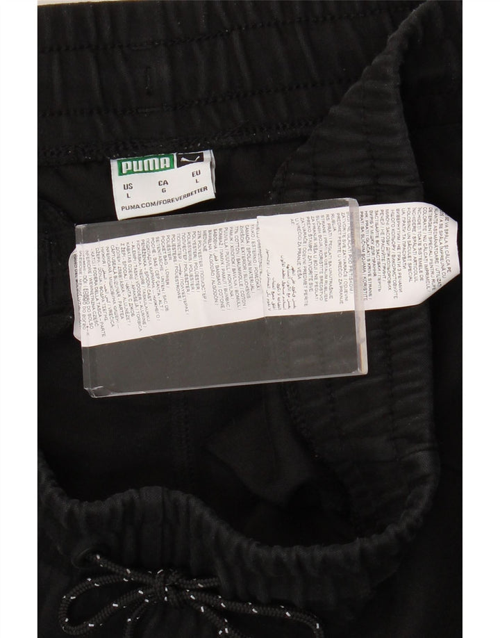 Pantaloni de trening PUMA pentru bărbați Joggeri mari, negru, bumbac