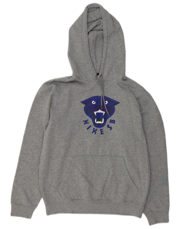 Pulover NIKE pentru bărbați, cu glugă, gri mic, bumbac