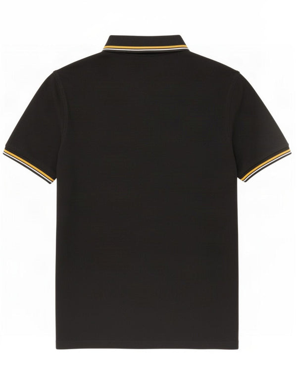Cămașă polo Jack & Jones pentru bărbați XL, bumbac color bloc negru