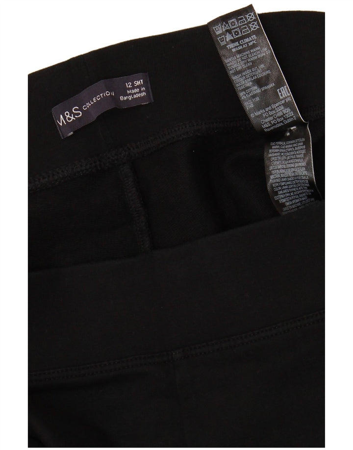 Leggings pentru femei Marks & Spencer UK 12 bumbac mediu negru
