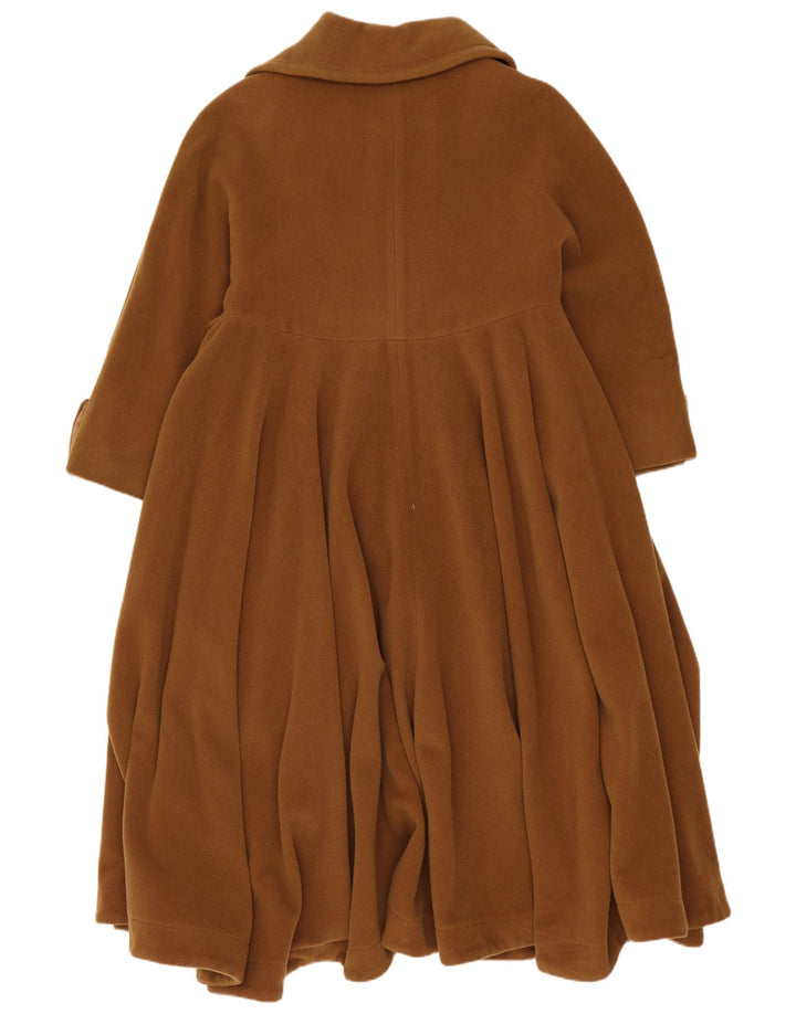 Palton prințesă supradimensionat pentru femei Byblos IT 40 lână maro mică