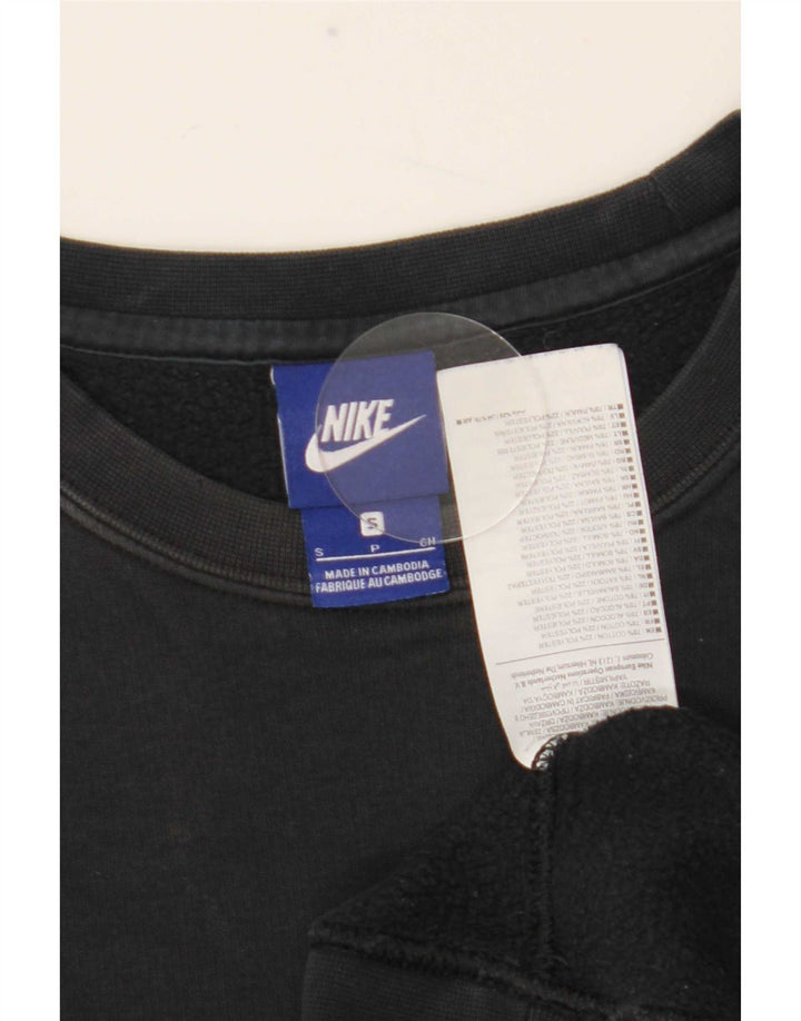 Pulover Nike pentru bărbați, bumbac mic, negru