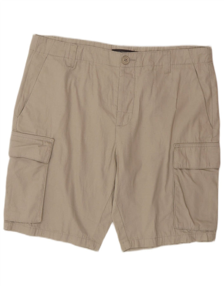 Pantaloni scurti cargo pentru bărbați French Connection, mari W36, bumbac, bej
