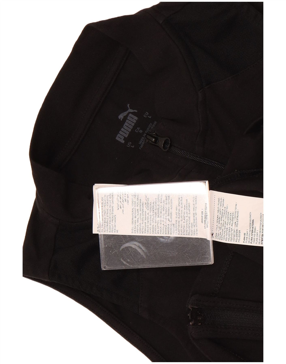 Crop Top fără mâneci pentru femei Puma UK 14, mare, negru, bumbac