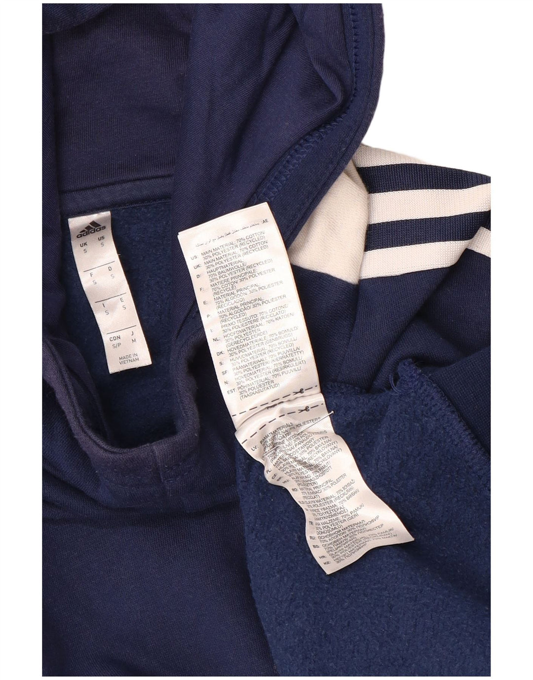 Pulover Adidas pentru bărbați, bumbac, bleumarin, mic