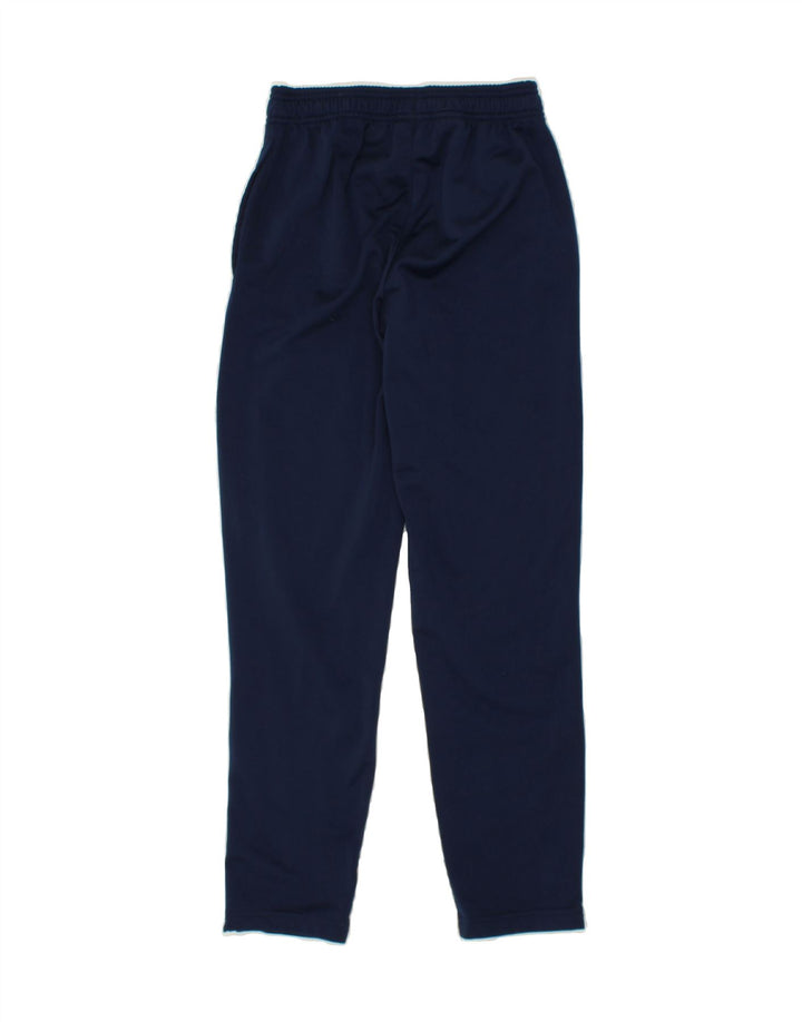 ADIDAS Boys Tracksuit Trousers 11-12 Years Navy Blue Polyester Vintage Adidas and Second-Hand Adidas from Messina Hembry 
