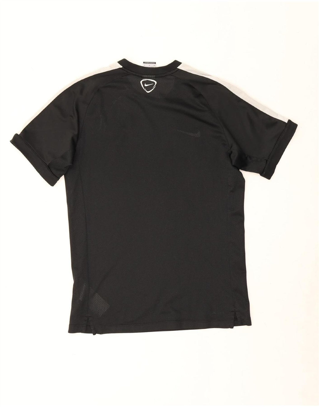 Tricou grafic Nike Dri Fit pentru bărbați Top Mediu Negru Poliester Bloc de culoare