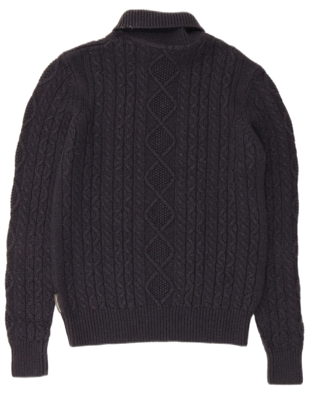 French Connection Pulover cu gât rulat pentru femei UK 10 Mic Bleumarin