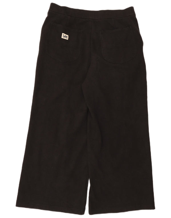 Pantaloni casual Lee pentru femei cu picioare largi W36 L30 negri