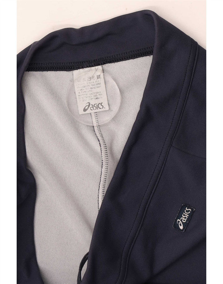 Pantaloni de trening Asics Capri pentru femei, poliamidă, albastru mic