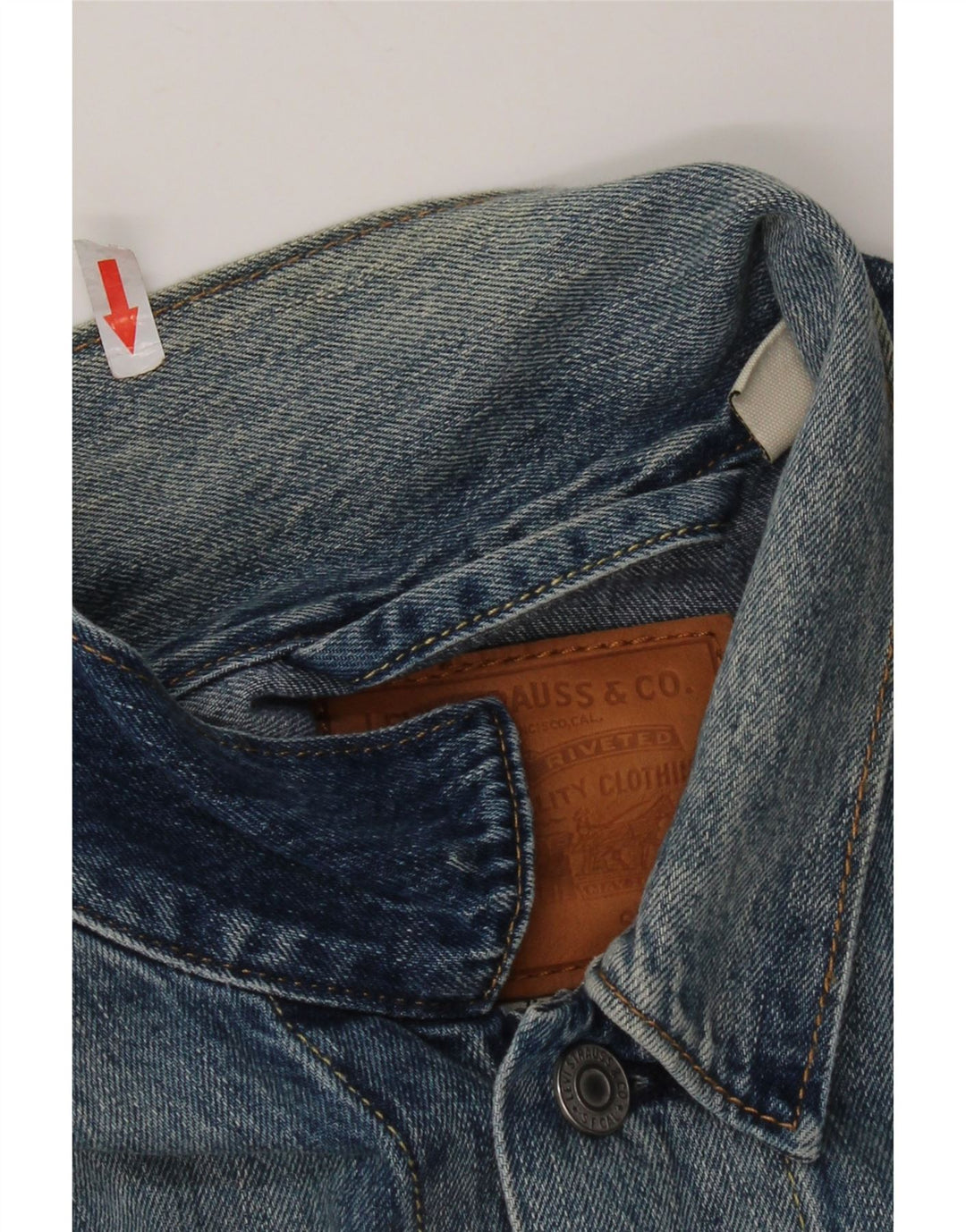Jachetă de blugi pentru bărbați Levi's UK 40, mare, albastru, bumbac