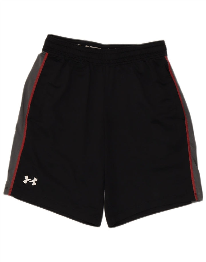 Pantaloni scurti sport pentru bărbați UNDER ARMOUR, poliester color bloc negru