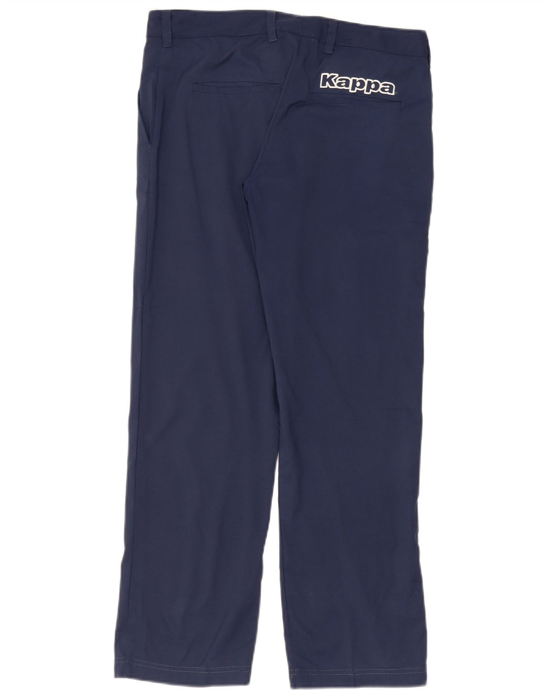 Pantaloni chino drepti pentru femei Kappa L34 L29 Poliester bleumarin