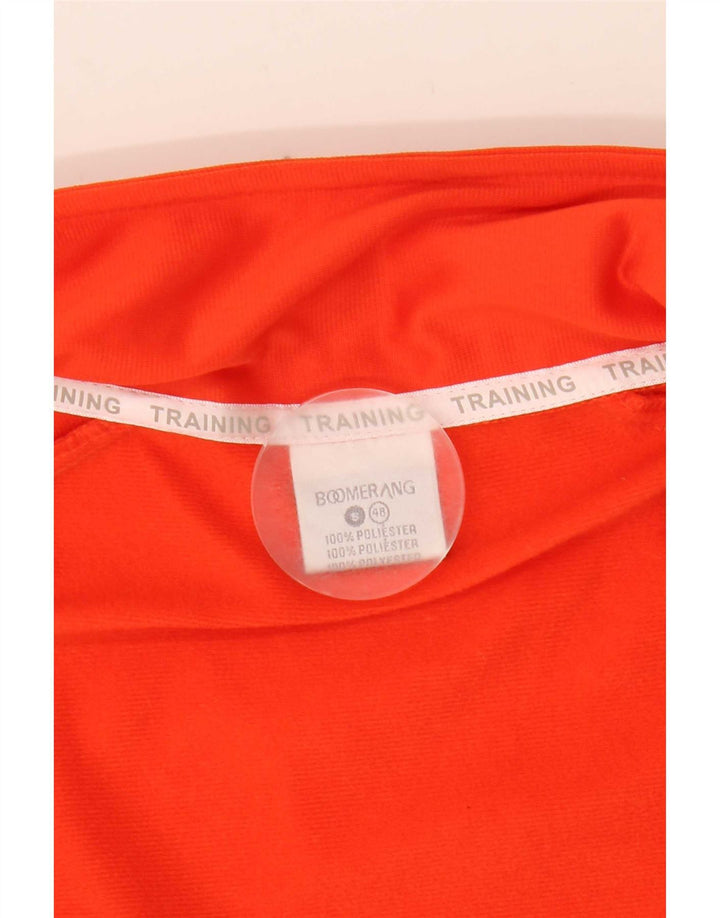 Jachetă de trening vintage pentru bărbați IT 48 Medium Orange Colorblock Poliester