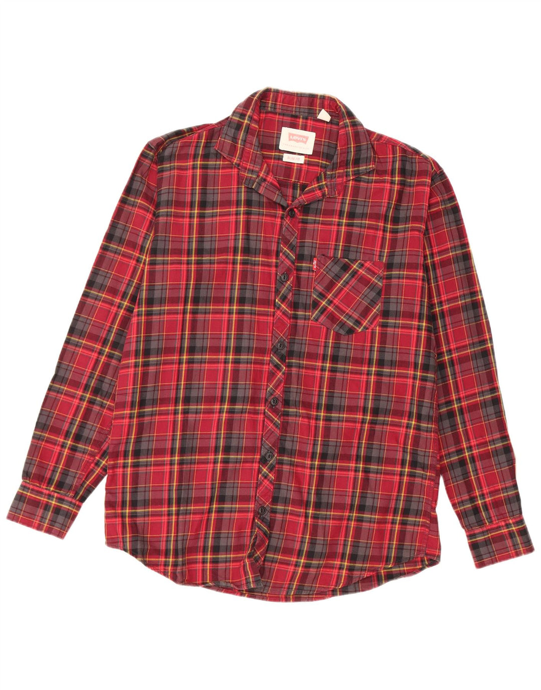 Cămașă pentru bărbați Levi's Slim Fit Flannel XL Red Check