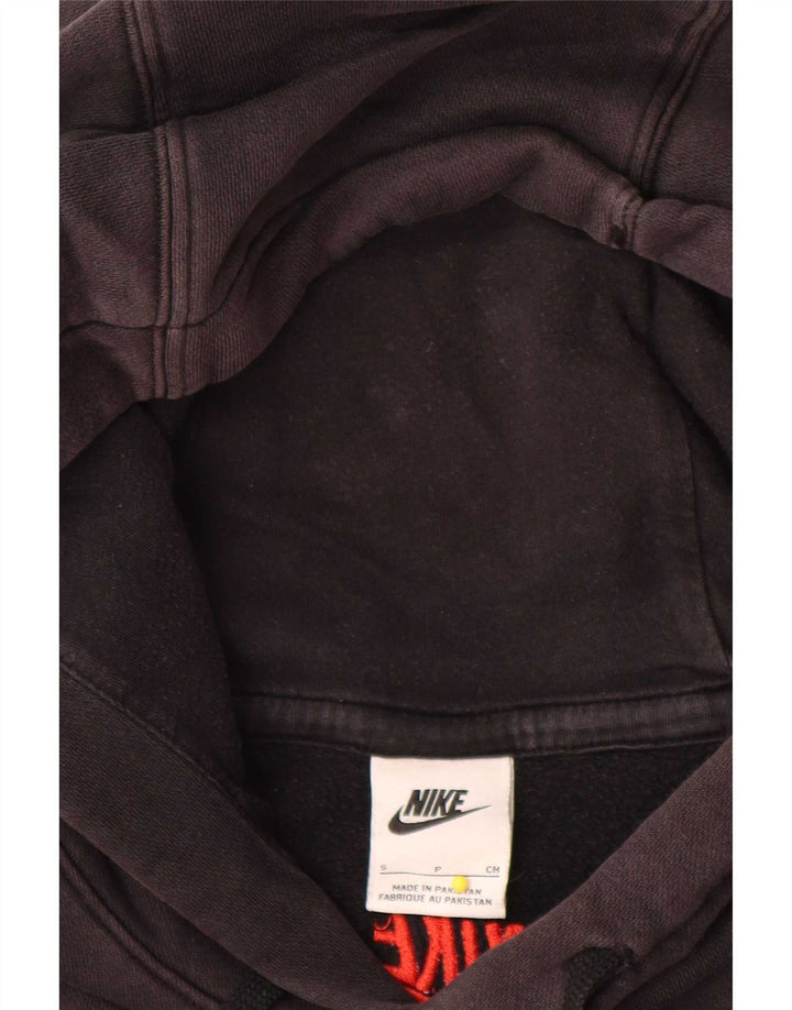 Pulover Nike pentru bărbați, bumbac mediu negru