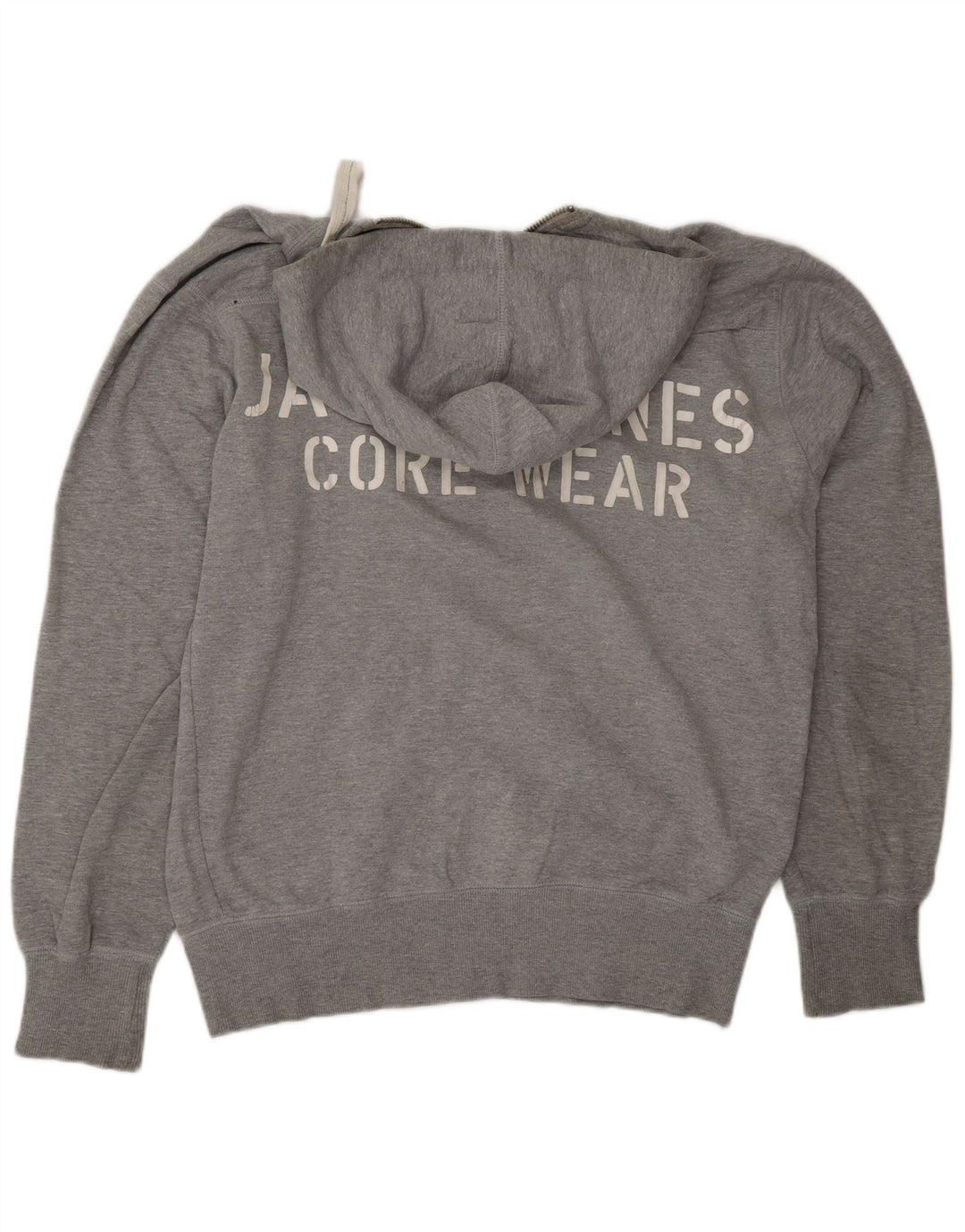 Pulover Jack & Jones pentru bărbați, cu fermoar și grafic, XL, gri