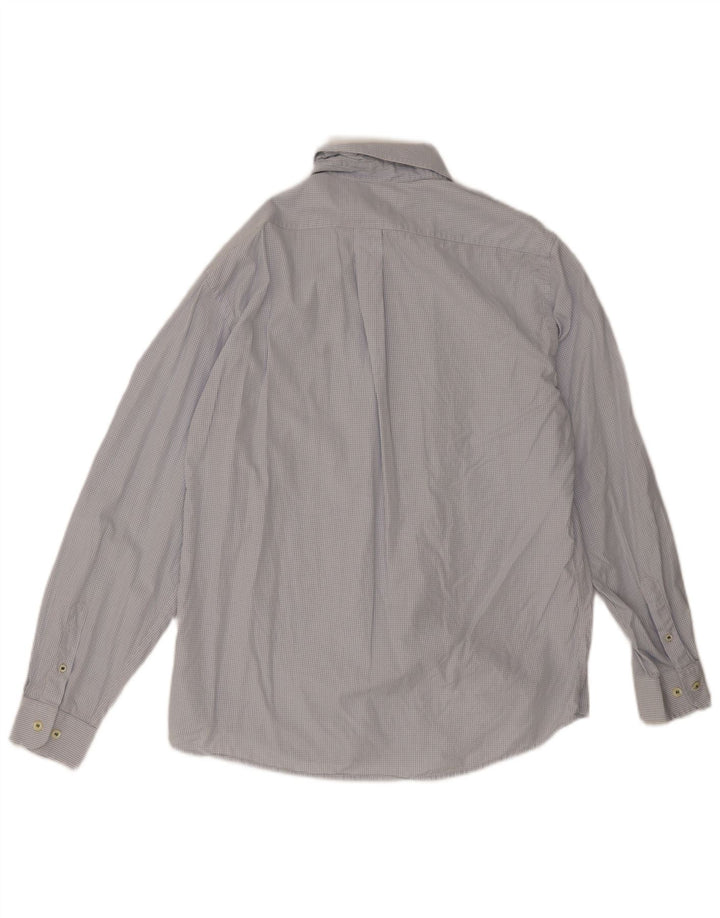 Cămașă pentru bărbați Fred Perry, cu carouri mari, albastre
