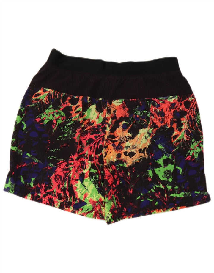 Pantaloni scurți sport Nike pentru bărbați, cu model abstract, poliester negru mic