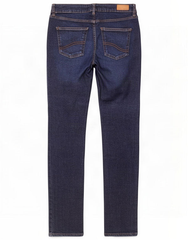 Fat Face Womens Sway Slim Jeans UK 12 Medium W30 L30 Bleumarin Bumbac