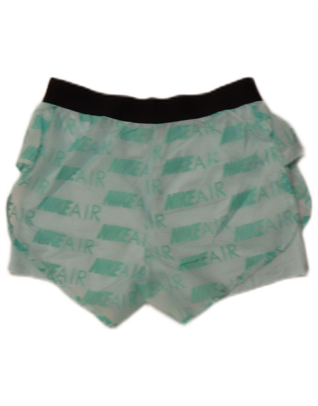 Pantaloni scurti sport NIKE Air Graphic pentru femei UK 12 Poliester verde mediu
