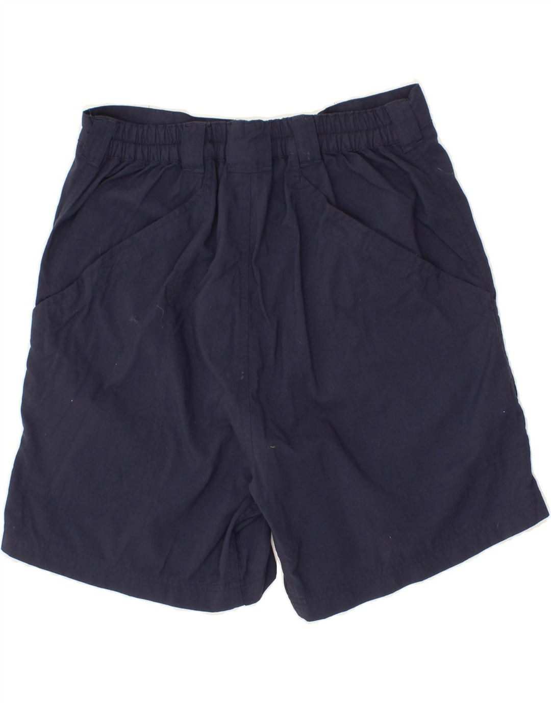L.L.BEAN Womens Chino Shorts US 12 Medium W30 Navy Blue Cotton Vintage L.L.Bean and Second-Hand L.L.Bean from Messina Hembry 