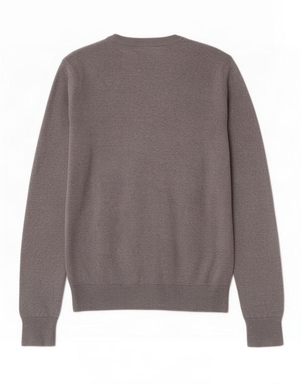 Crew Clothing Pulover Cardigan pentru bărbați Bumbac gri mediu
