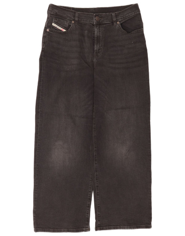 Blugi largi pentru bărbați Diesel W30 L28 bumbac negru