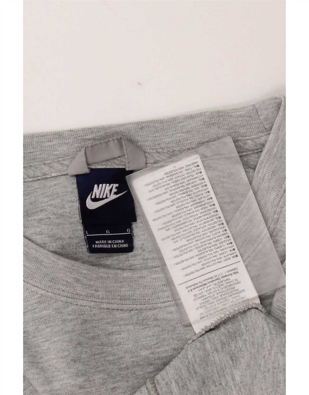 Pulover Nike pentru femei, UK 16, mare, gri bumbac