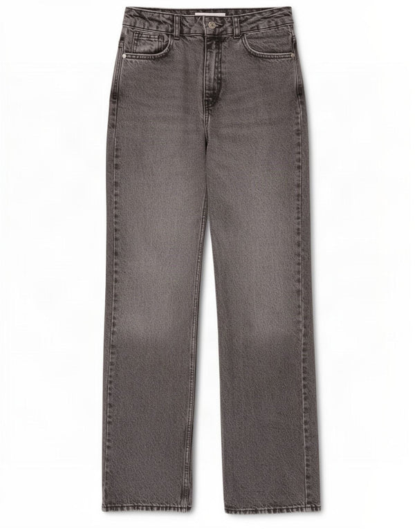 Blugi Zara femeie cu talie înaltă EU 36 XS W26 L32 bumbac gri