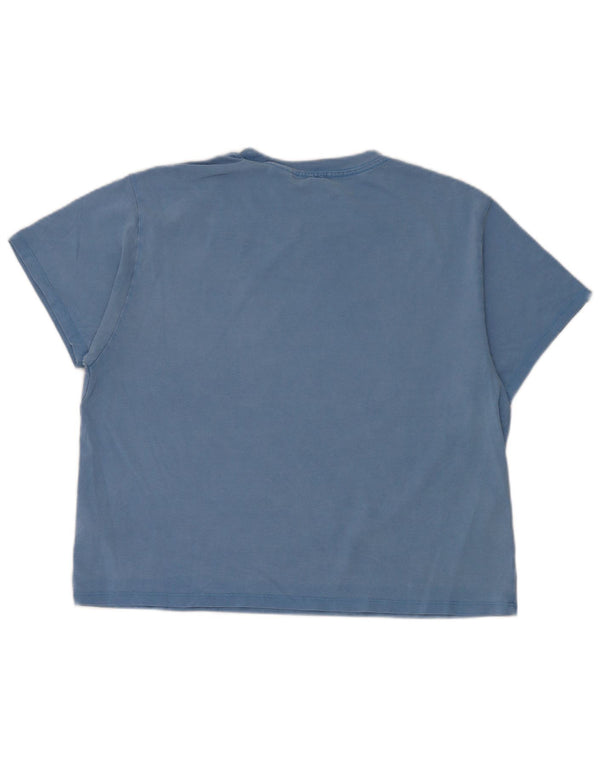 Tricou cu grafic Levi's pentru femei Top UK 14 Medium Blue Bumbac