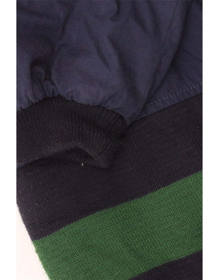 Bomber pentru bărbați VINTAGE UK 42 XL Bleumarin Colorblock