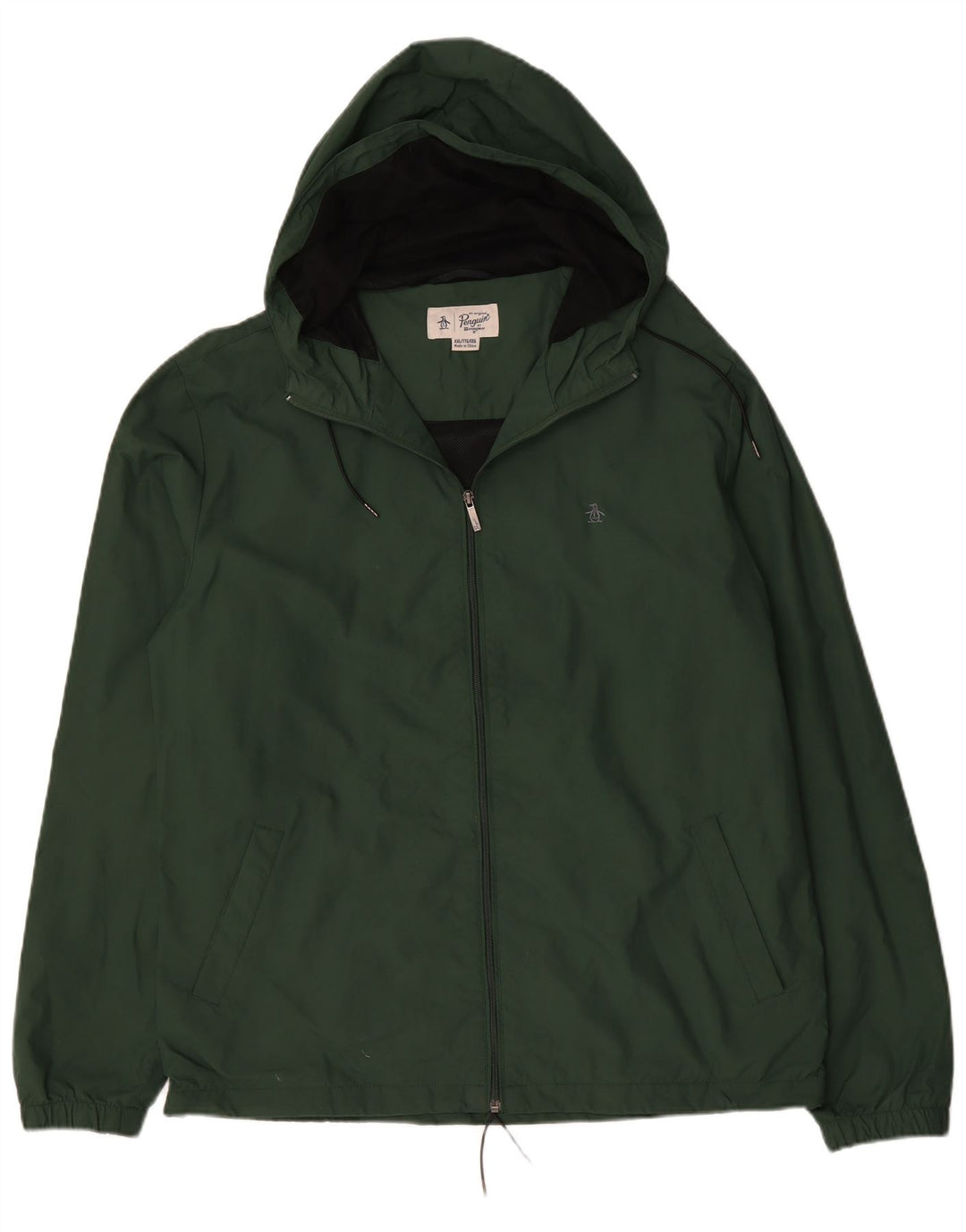 Jachetă de ploaie cu glugă pentru bărbați Penguin UK 44 2XL Poliamidă verde