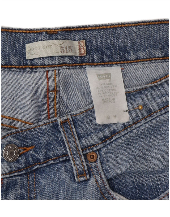 Blugi Levi's pentru femei 515 Bootcut US 8 Medium W32 L31 Blue Bumbac