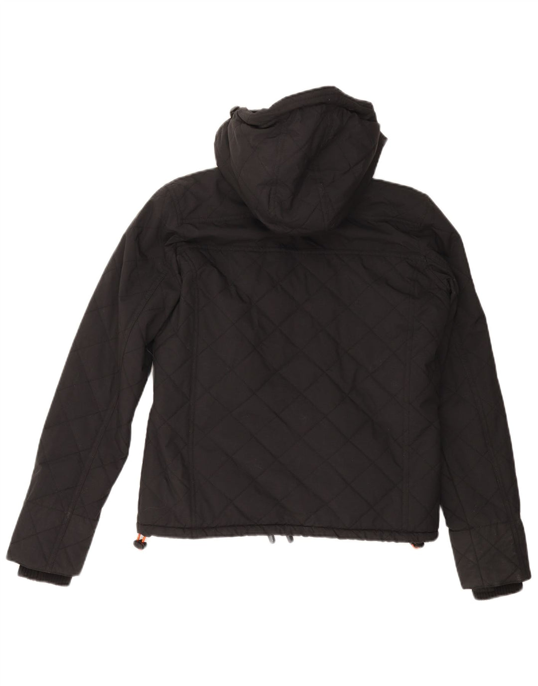 Jachetă Windbreaker cu glugă pentru femei SUPERDRY UK 14 Medium Black
