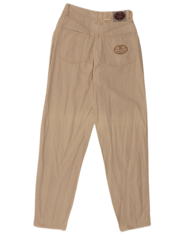 Lucky Star Pantaloni casual conici pentru femei IT 38 XS L24 L30 Bej Bumbac
