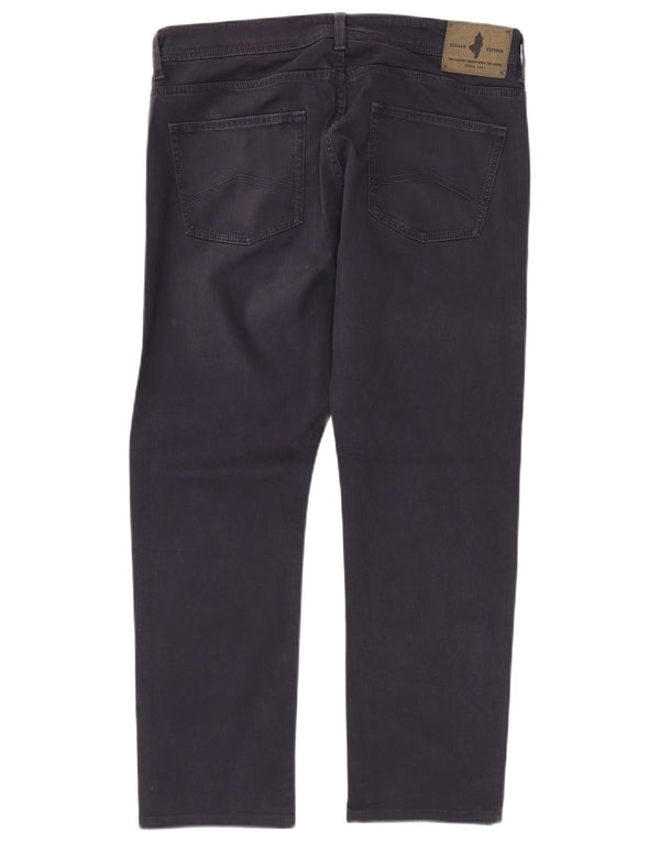 Marlboro Classics Mens Regular Tapered Jeans W33 L28 Navy Blue Cotton