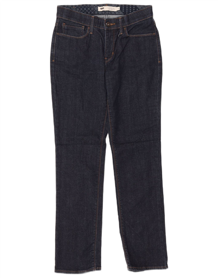 Blugi drepti pentru femei Levi's US 6 Medium W28 L30 Bumbac bleumarin