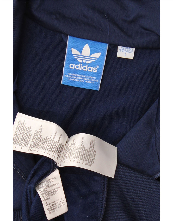 Jachetă de trening pentru bărbați Adidas, mare, albastru, poliester