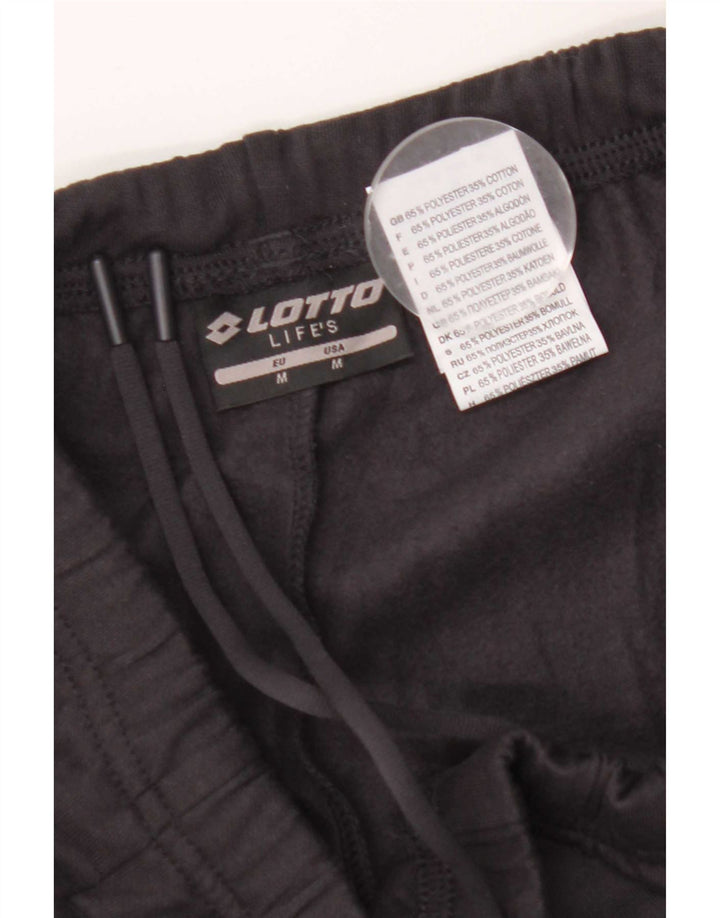 Pantaloni de trening Lotto Life's pentru femei UK 14 Poliester mediu negru
