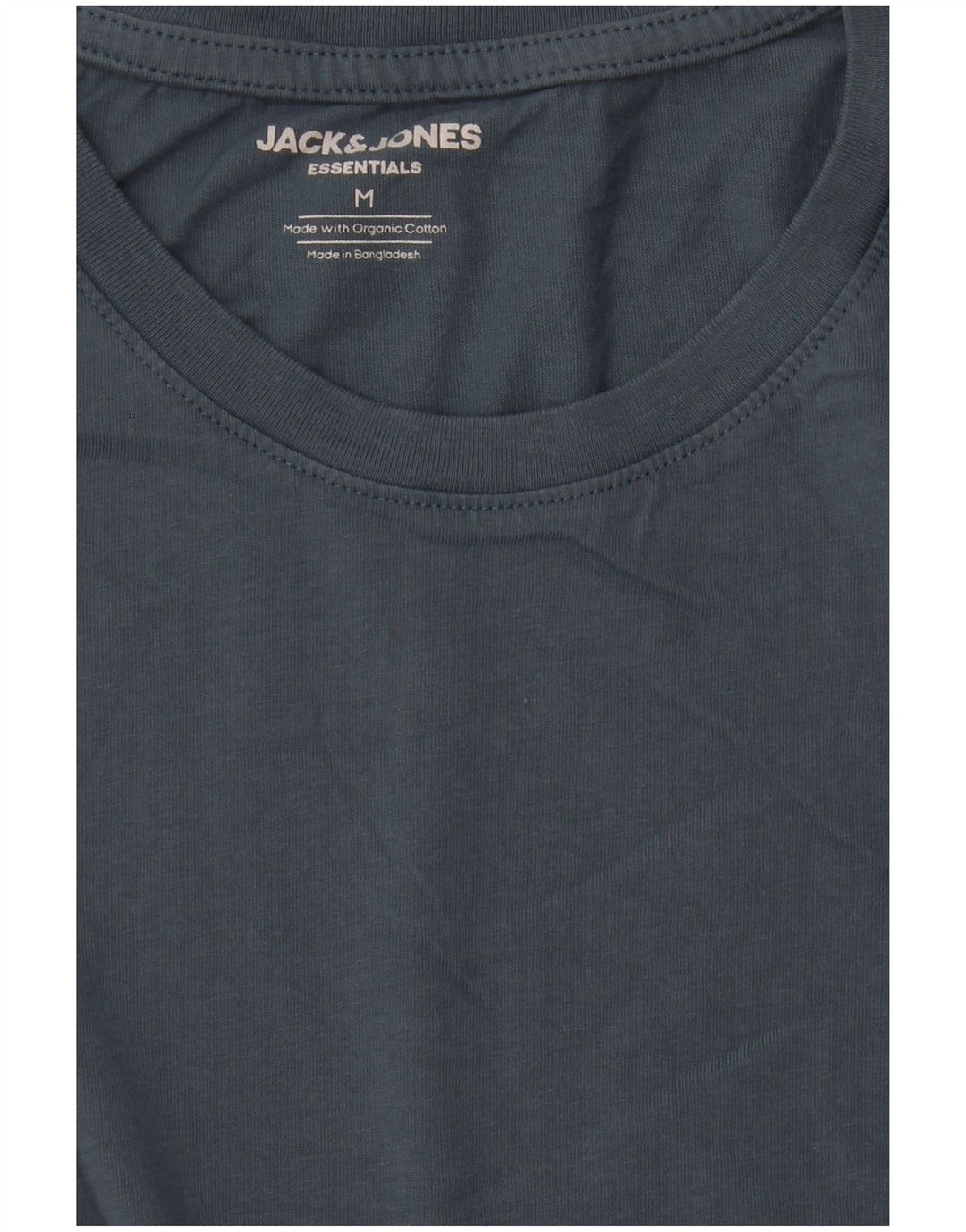 Tricou Jack & Jones pentru bărbați Top din bumbac albastru mediu