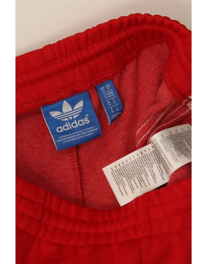 Pantaloni de trening pentru bărbați Adidas Pantaloni de jogging Poliester roșu mediu