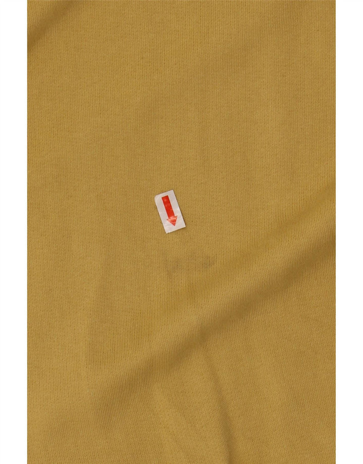 Pantaloni de trening ZARA pentru femei Joggeri UK 12 Bumbac galben mediu